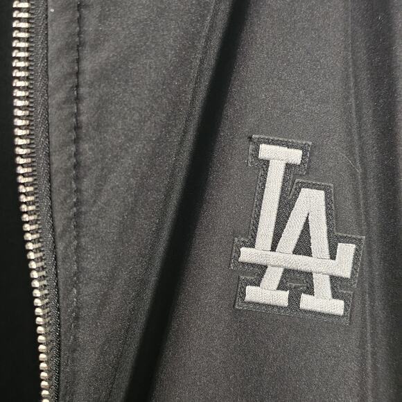 Los Angeles Dodgers Reversible Women's Fleece Jacket JH Design LA Zip MLB Sz L - Picture 4 of 9